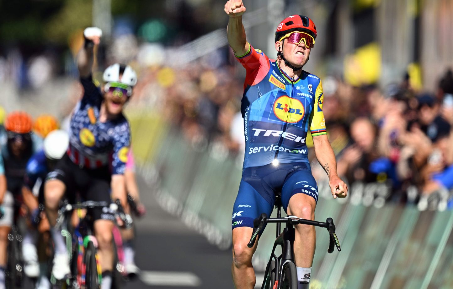 Mads Pedersen y el Lidl-Trek imponen la ley en Foix, Pogacar pierde su maillot amarillo Mads Pedersen y el Lidl-Trek imponen la ley en Foix, Pogacar pierde su maillot amarillo